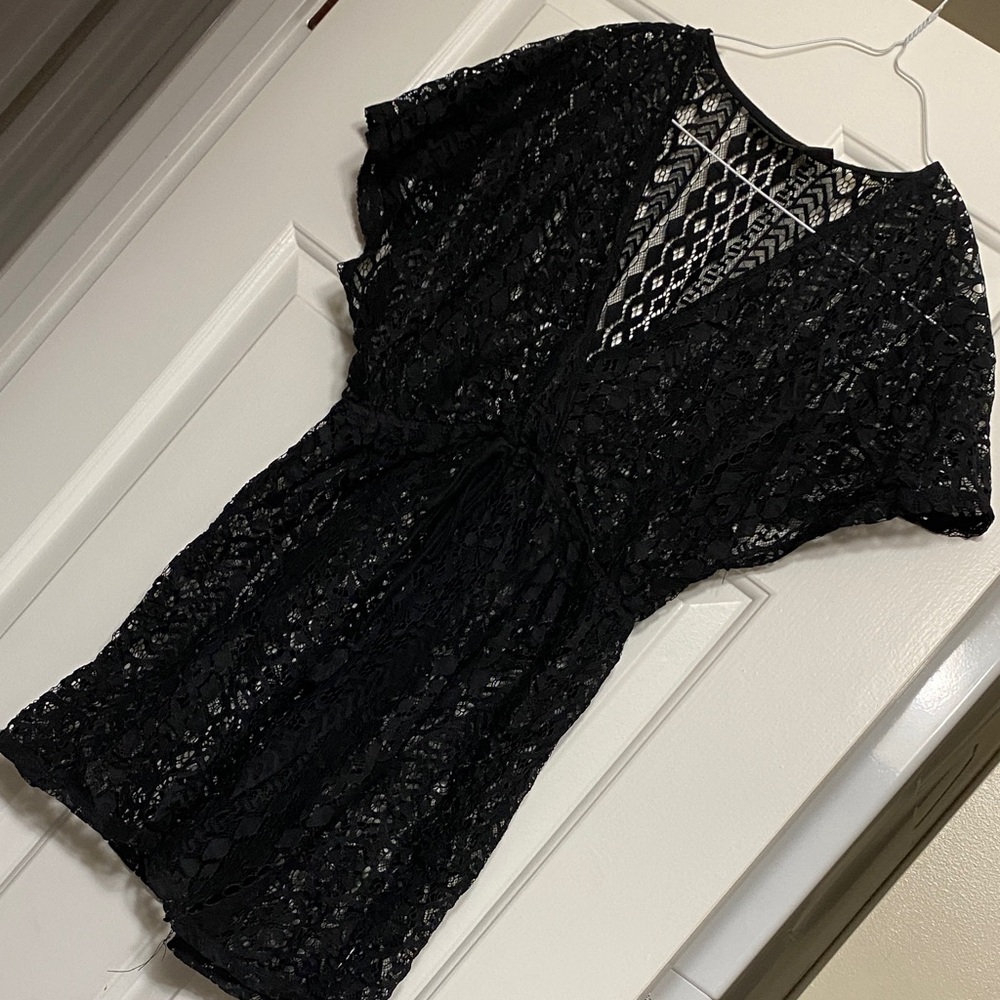 Apt. 9 Black Lace Swim Cover Up Pants- Women’s Small